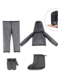 Excefore 4 Piece Mosquito Net Suit Stay Protected from Mosquitoes Lightweight Breathable Mesh Clothing for Men Women Ideal for Fishing Hiking Camping Farming and Gardening  - Image 4