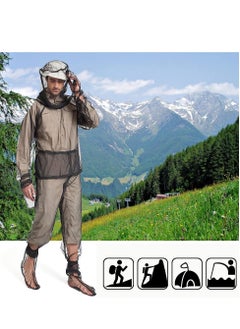 Excefore 4 Piece Mosquito Net Suit Stay Protected from Mosquitoes Lightweight Breathable Mesh Clothing for Men Women Ideal for Fishing Hiking Camping Farming and Gardening  - Image 5