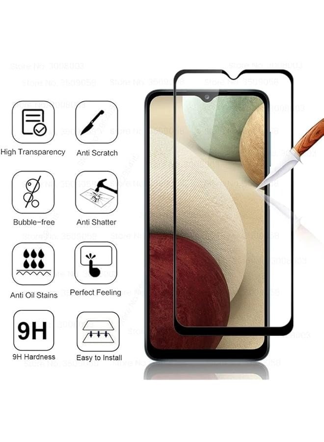 PROMASS glass for Galaxy A12 / M12 / F12 Full Glue Screen Protector Anti Fingerprint Shatter Proof Tempered Glass with HD clarity for Galaxy A12 / M12 / F12 - Image 2
