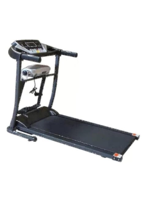 Treadmill with massager 1.5 HP motor Maximum user weight 90 kg Running surface 400 * 1100 mm Speed ​​range 1.0-10 km/h 3 manual incline levels (Black)6069