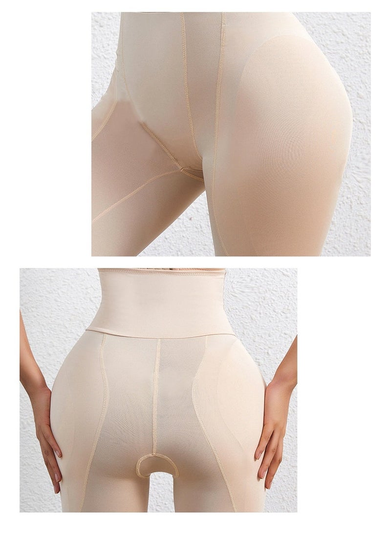 بنطلون كورسيه إسفنجي لتقليل البطن وضغطه، عالي الخصر، يعزز الأرداف - Image 3