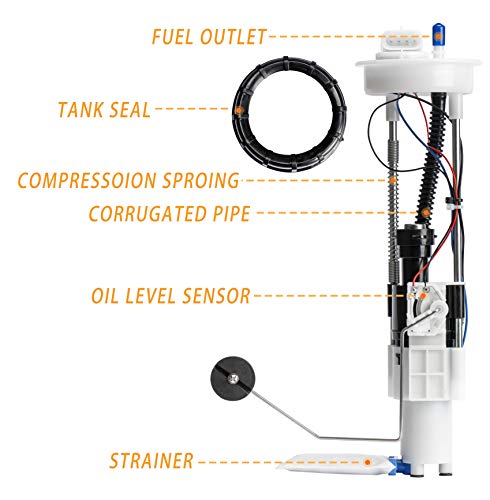 Boine 2204852 Fuel Pump Assembly with Tank Seal Compatible with Polaris Ranger 900 XP/Crew/EPS, Ranger 1000 XP Replace 2521307 - Image 3