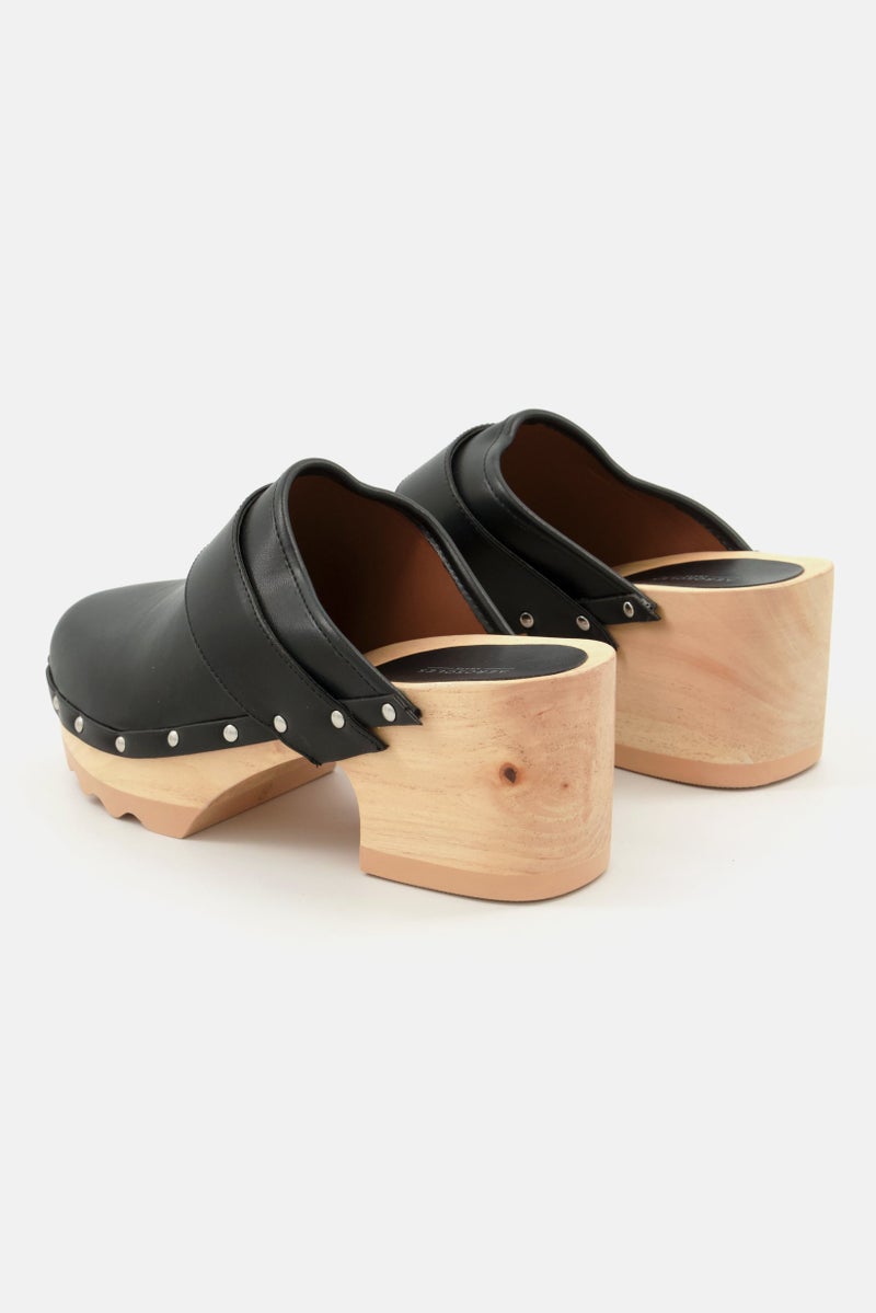 AEROSOLES أحذية نسائية جلدية متوسطة سهلة الارتداء، سوداء - Image 2