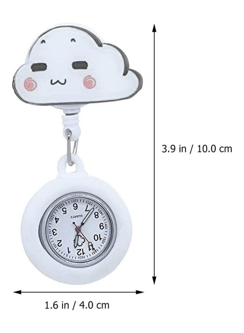 Stylish Digital Clip-on Nurse Watch with Silicone Case Retractable Brooch Design for Doctors and Nurses Perfect for Healthcare Professionals - Image 3