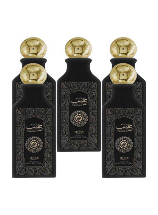 Mashaer 5 Pieces Habeeb Perfume For Men 100ml EDP - Image 1