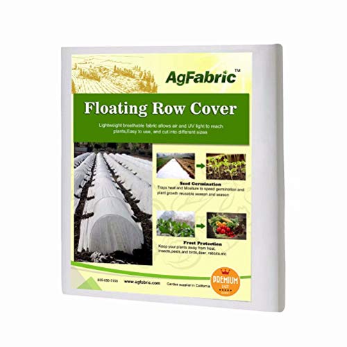 Agfabric Plant Covers Freeze Protection 6'x25' 0.55oz Frost Blankets for Plants Garden Plant Cover Freeze Cloths,Plants Winter Frost Freeze Protection,White - Image 1