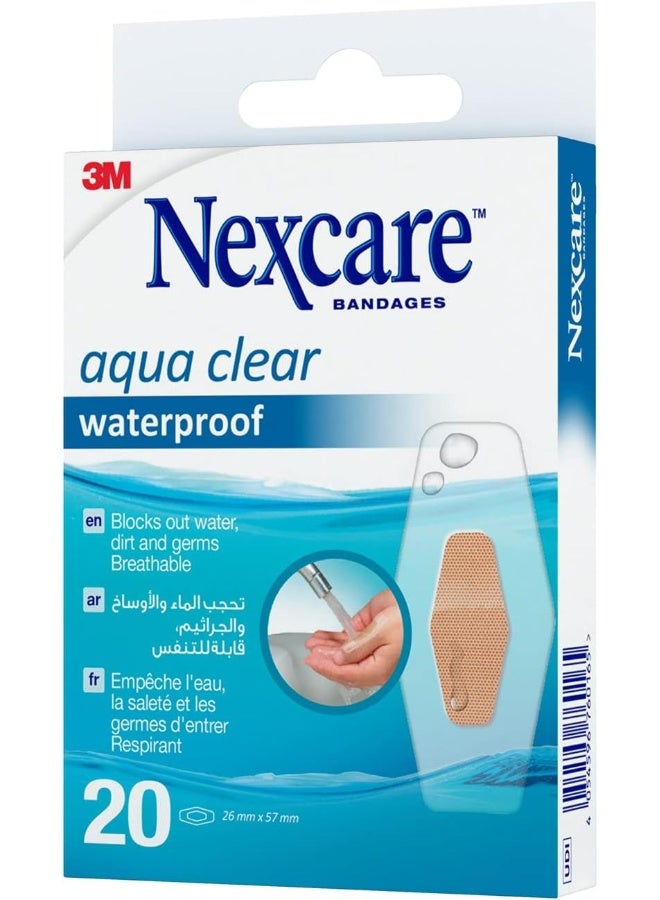 Nexcare لصقات نيكسيكير أكوا كلير المقاومة للماء - Image 2