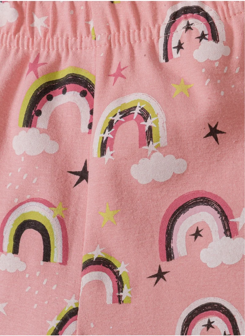 مينوتي Kids Girls Fleece Top And Legging Set