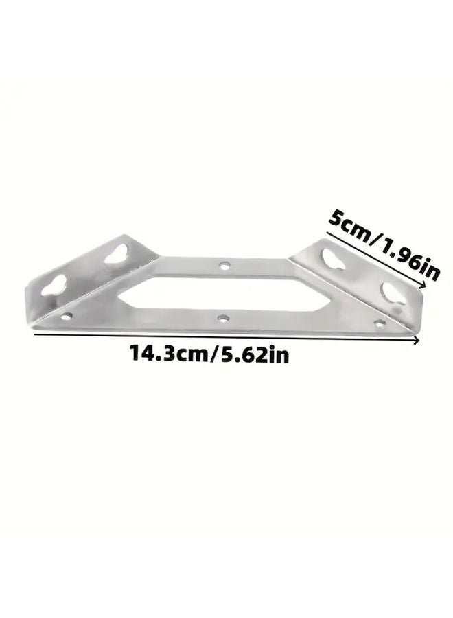 10pcs Multi Function Corner Bracket Heavy Duty Stainless Steel 90 Degree Angle Support - Image 4