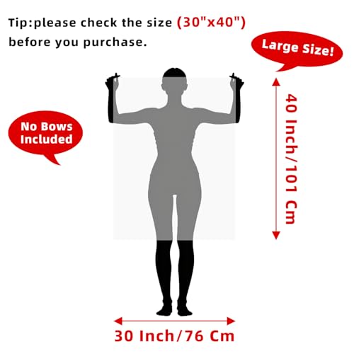 Morepack Large Cello/Cellophane Bags,30x 40 Inches Clear Basket Bags OPP Plastic Cellophane Wrap for Gift Baskets Packaging 10 Pieces - Image 2