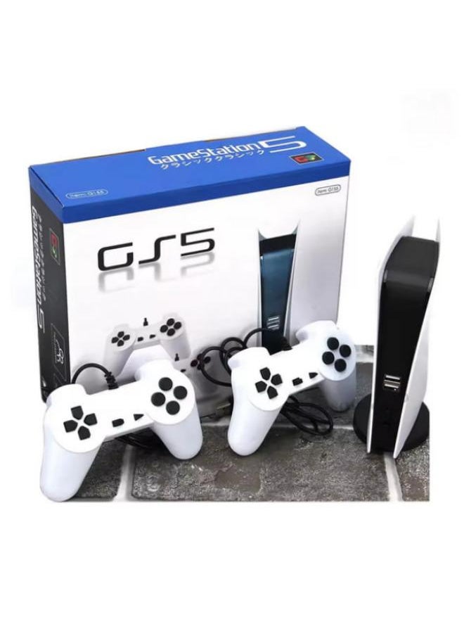 New GS5 Pro Video Game Console With Classic Game 8 Bit TV Consola Retro Handheld Kids Two Wired Gaming Player AV Output
