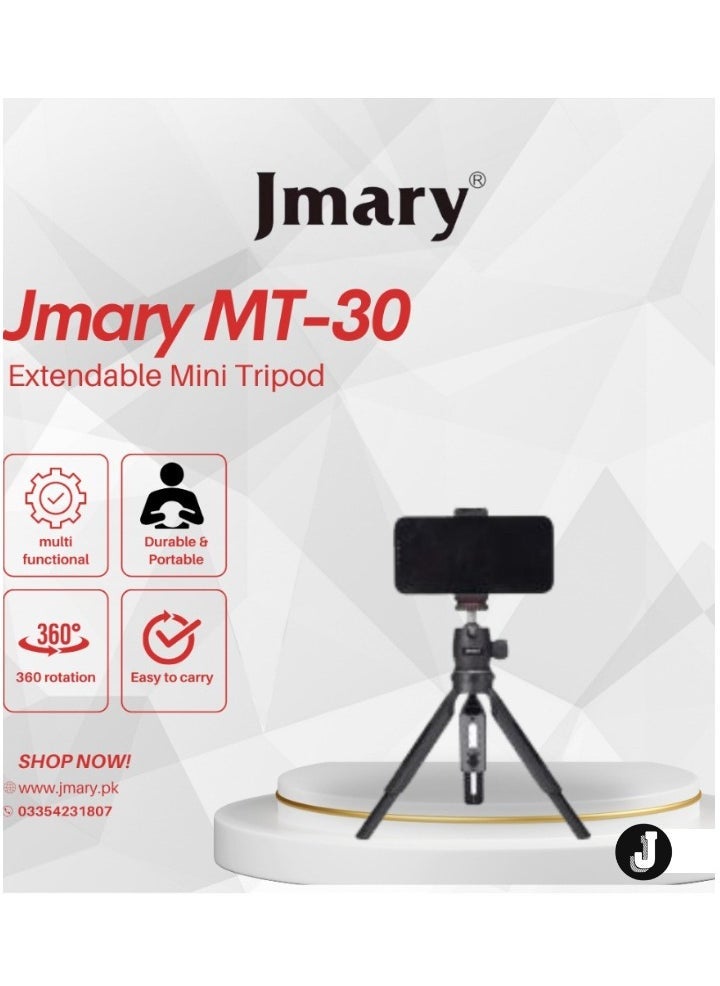 JAJEEK Extendable Mini Professional Tripod – Lightweight, Portable & Stable for Smartphones, Cameras & DSLRs - Image 3