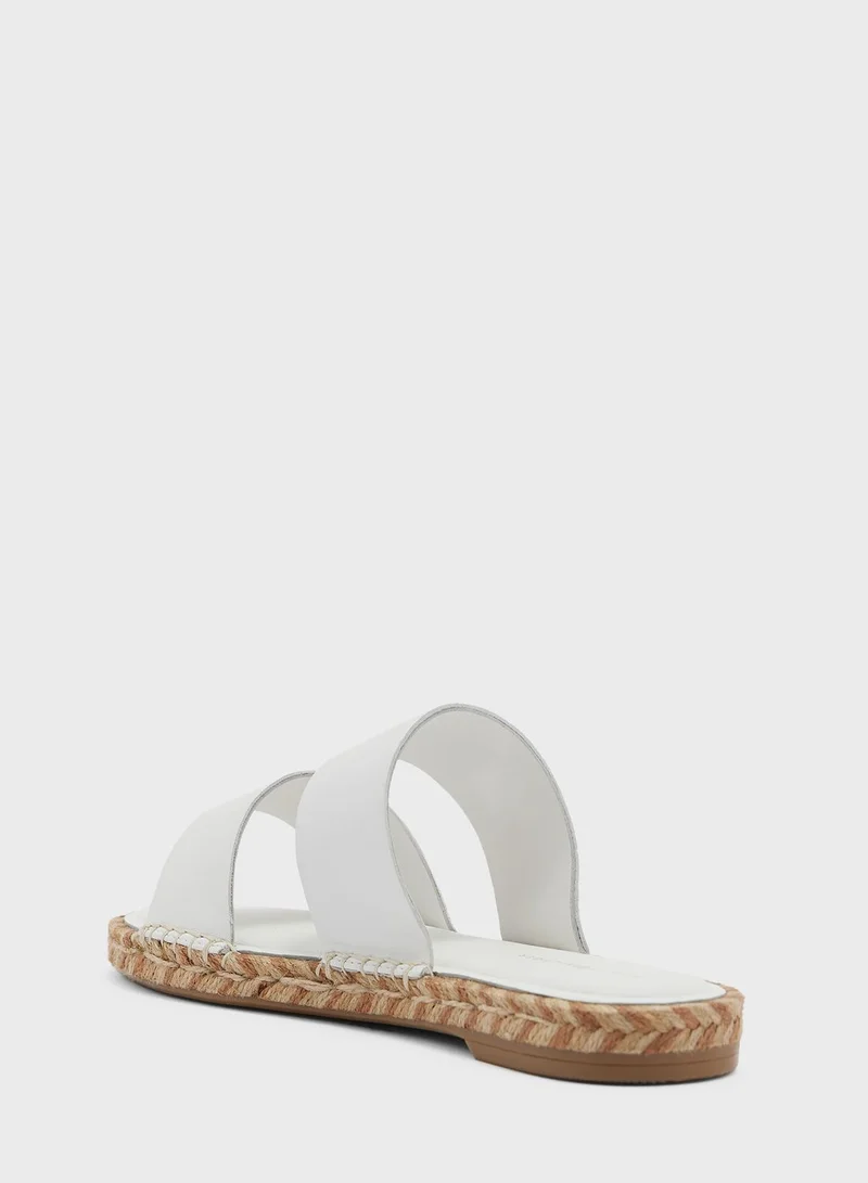 TOMMY HILFIGER Double Strap Flat Sandals