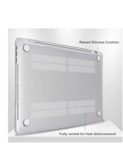 Generic MacBook Pro 13 inch Case 2020 2022 M2 M1 A2338 A2289 A2251 Model Plastic Hard Shell Case with Keyboard Cover & Screen Protector Matte White  - Image 2
