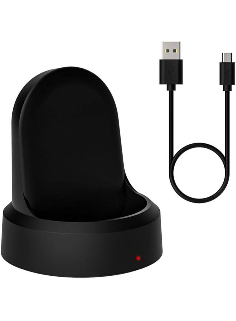 Wireless Charging Dock Cradle Charger compatible with Samsung Gear S3 Classic Frontier Smart Watch Charging Dock Watch - Image 1