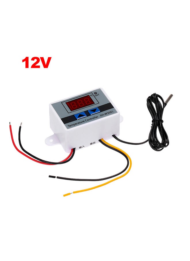 Generic Intelligent Digital Microcomputer Temperature Controller with LED-Display Mini Thermostat Switch Heating/Cooling Temperature Control Switch with Water-resistant Sensor Probe  - Image 2