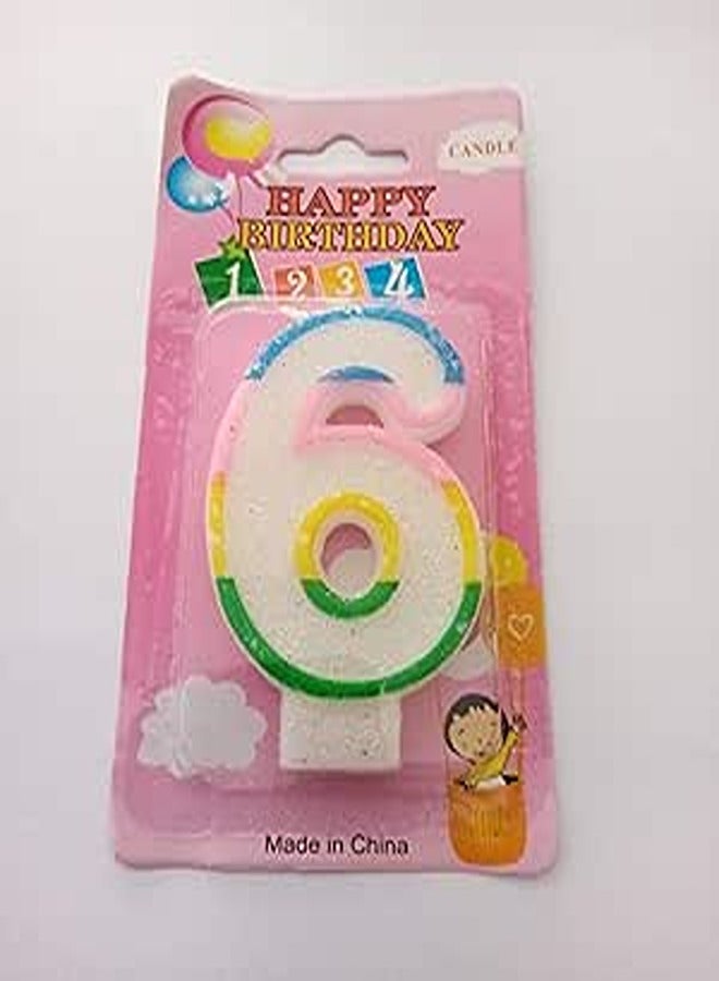 Birthday Candle No 6