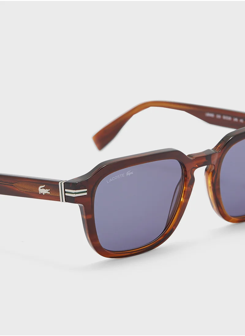 LACOSTE Modified Rectangle Sunglasses L6046S