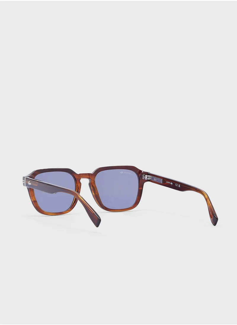 LACOSTE Modified Rectangle Sunglasses L6046S