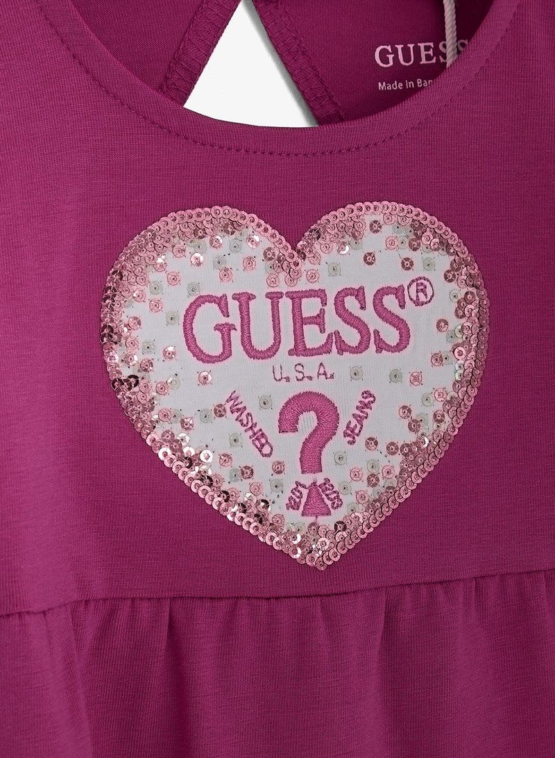 GUESS Infant Sleeveless Mini Dress With Panties - Image 5