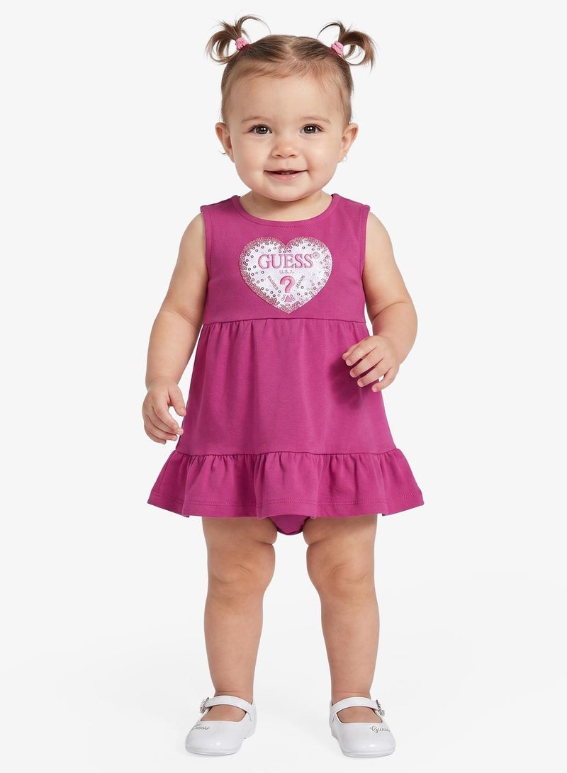 GUESS Infant Sleeveless Mini Dress With Panties - Image 1