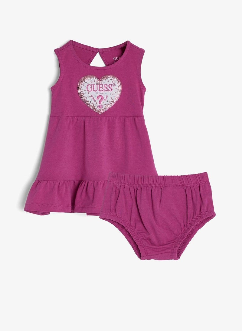 GUESS Infant Sleeveless Mini Dress With Panties - Image 2