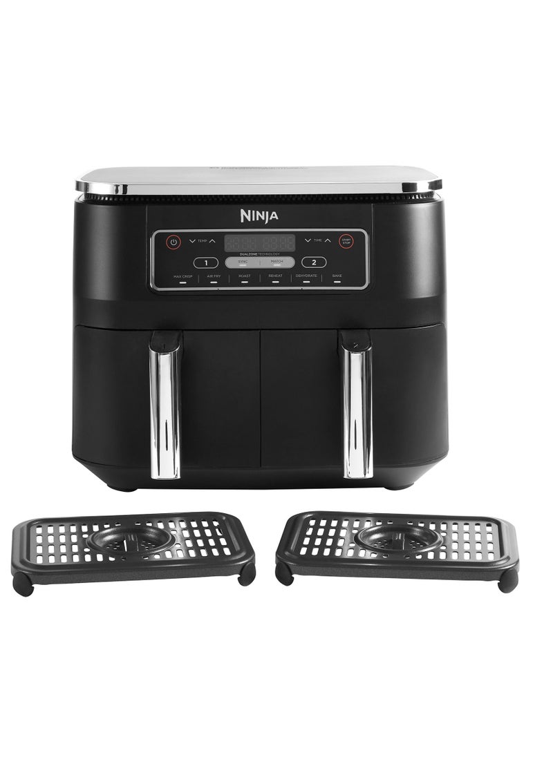 Ninja - Ninja Foodi Dual zone Air Fryer AF300ME, 7.6L, 2470W, Black - Image 1