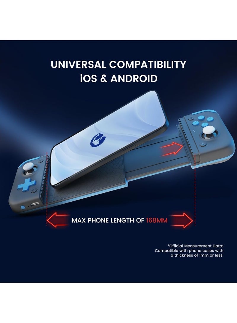 جيم سير وحدة تحكم الألعاب المحمولة X2s Bluetooth لأجهزة iOS وهواتف Android والكمبيوتر الشخصي، عصا التحكم Hall Effect يمكن تعديل ارتفاعها وحدة تحكم ألعاب الهاتف - Image 4