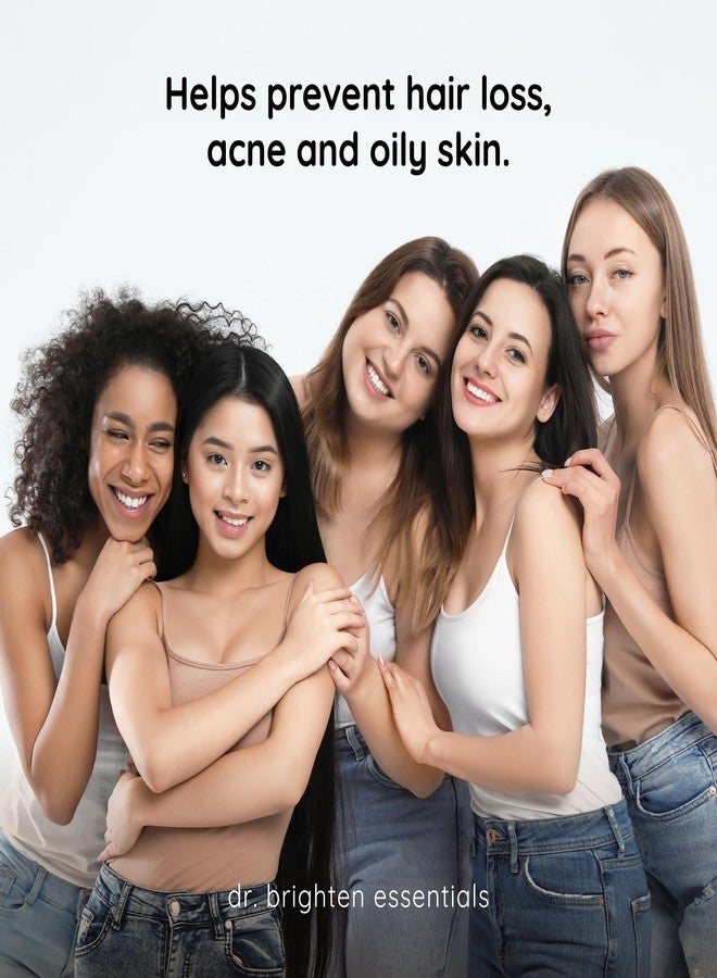 Dr. Brighten Saw Palmetto Plus - Natural Dietary Supplement for Women - PCOS Support to Prevent Hair Loss Acne Oily Skin - Image 2