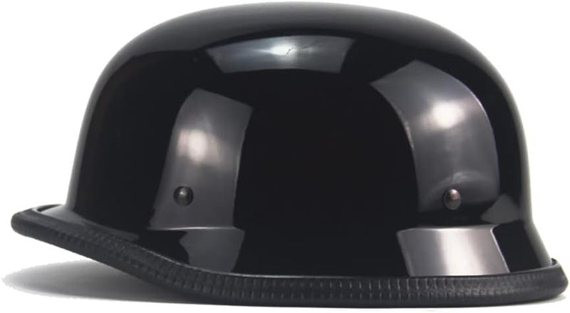 Pretoee German Style Motorcycle Helmet - DOT Approved Half Shell Skull Cap for Men and Women - Image 4