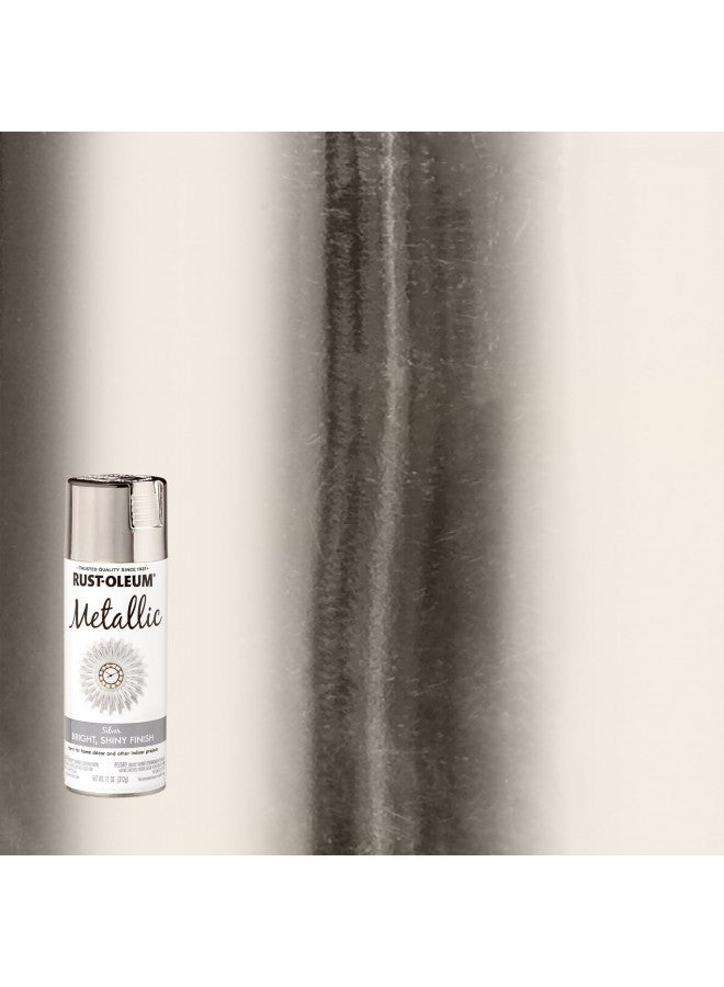 Rust-Oleum 340648 Specialty Metallic Spray, 11 oz, Silver - Image 2