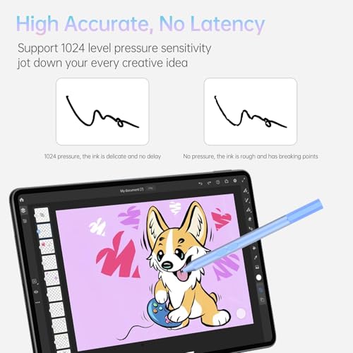AZX Stylus Pen for HP Omnibook, Pen for HP Envy x360 Pavilion x360 Specter x360 Touchscreen Laptops with 2500h Battery Life Palm Rejection & 1024 Pressure Sensitivity - Image 4