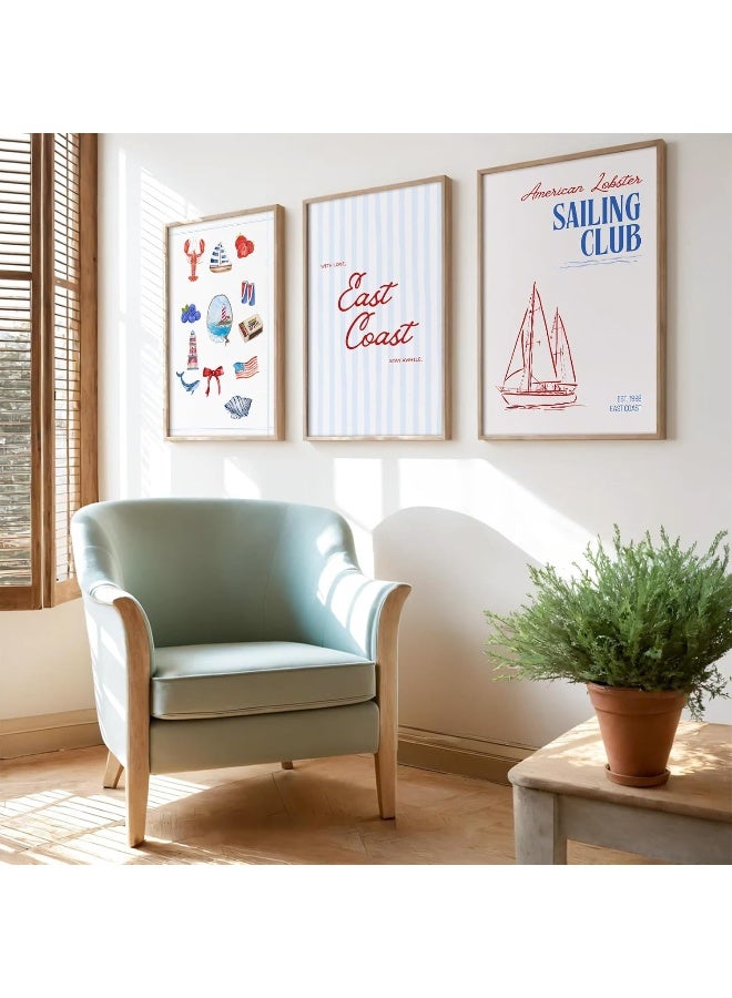Baccone Coastal Wall Art Preppy Aesthetic Wall Decor - Image 4