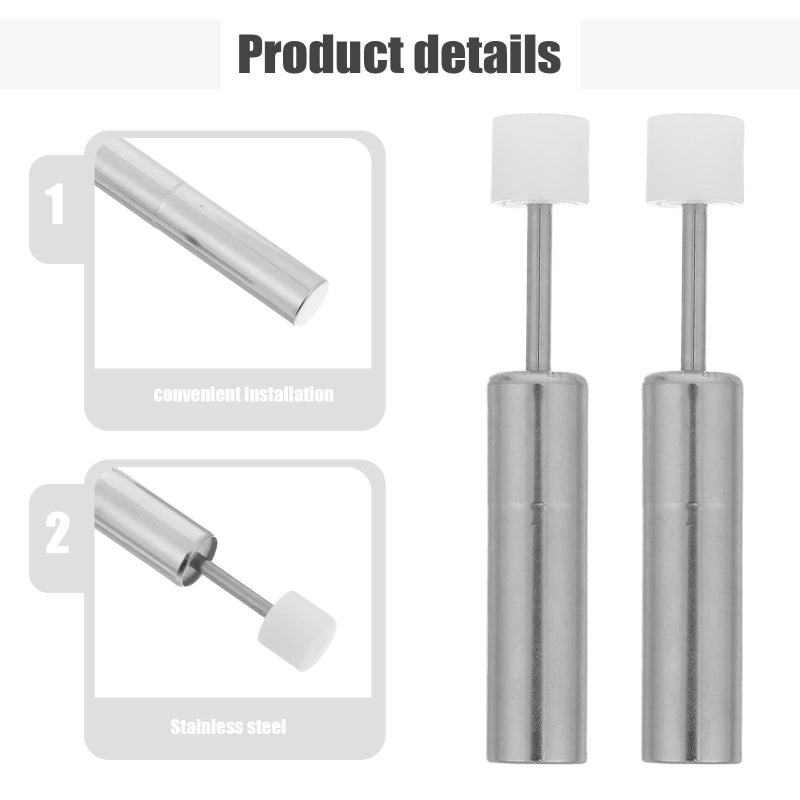 Stainless Steel Trash Lid Support Damper Hydraulic Piston Soft Close Quiet Damper Replacement 5.00X0.80X0.80CM For Household Office Kitchen - Image 4