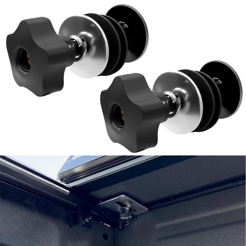 WFCYX 2 Set 254A0001 Tonneau Cover Clamp Service Kit - Elevator Bolt Assembly, Fit for Hard Folding Truck Bed Tonneau Cover, Universal Fit - Image 1