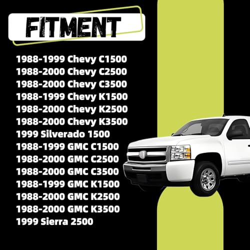Mocar7 Tailgate Hinge Kit Compatible with 1988-2000 Chevy GMC C1500 K1500 K2500 K3500 C2500 C3500 Replace 38640 15521579 15603558 15691087 15691088 - Image 2