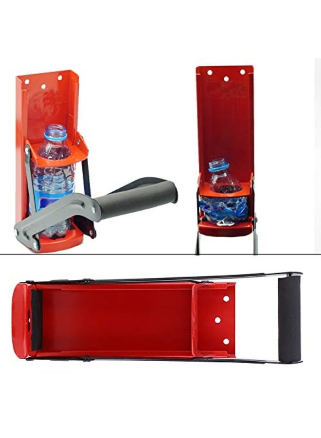 Can Crusher, Plastic Bottle Crusher, High Leverage Design for 500ML Cans or Tin Cans with Opener 16Oz and 12Oz Crushing Bottle Recycling - Image 1