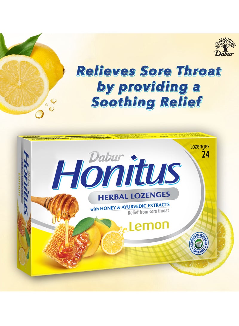 Dabur Honitus Herbal Lemon 24 Lozenges - Image 4
