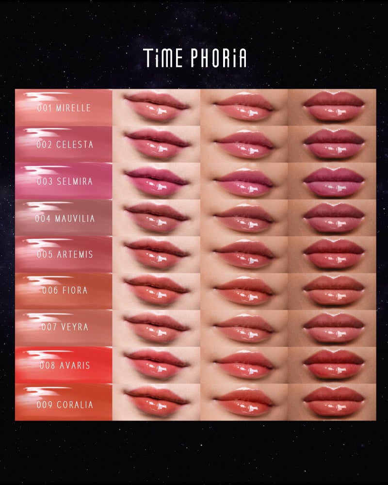 TIMEPHORIA Lunara Frost 3D Lip Gloss, 012 Dunara - Deep Brown, High-Shine Glossy Finish, Juicy Pigment Lip Gloss with 3D Plumping Effect, 24H Hydration with Hyaluronic Acid, Non-Sticky Cushiony Gel - Image 3