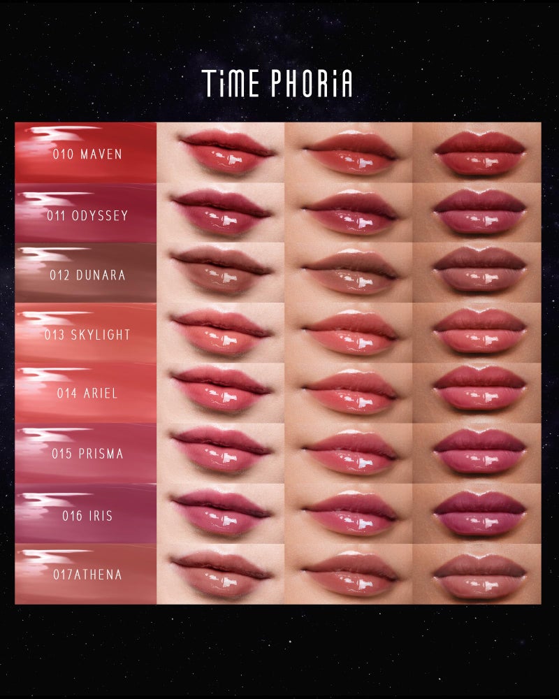 TIMEPHORIA Lunara Frost 3D Lip Gloss, 012 Dunara - Deep Brown, High-Shine Glossy Finish, Juicy Pigment Lip Gloss with 3D Plumping Effect, 24H Hydration with Hyaluronic Acid, Non-Sticky Cushiony Gel - Image 4
