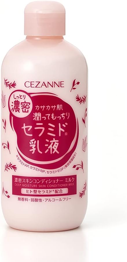 Cezanne Dense Skin Conditioner Milk 280ml Highly Moisturizing Ceramide Emulsion Face Whole Body Large Capacity