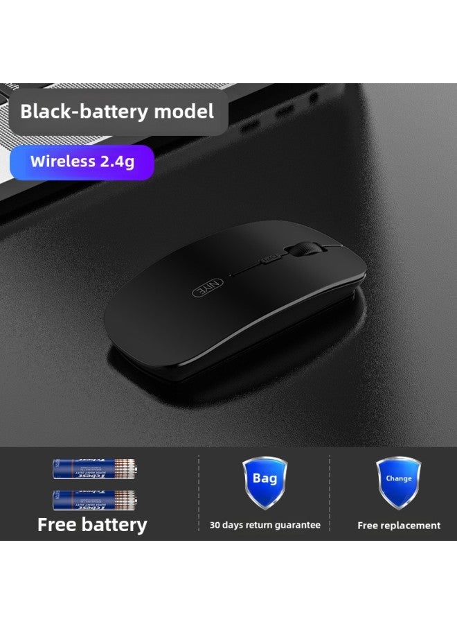 Suitable For Apple MacBook/Pro/Air Laptop Wireless Bluetooth Mouse Rechargeable Silent-Specifications:Black/wireless Version [battery Version + Powerful Battery Life] - Official Standard Configuration  - Image 1