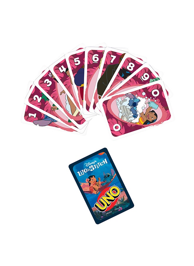 Mattel Games UNO Disney’s Lilo and Stitch Card Game for Kids, Adults & Family with Deck & Special Rule Inspired by the Movie  - Image 5