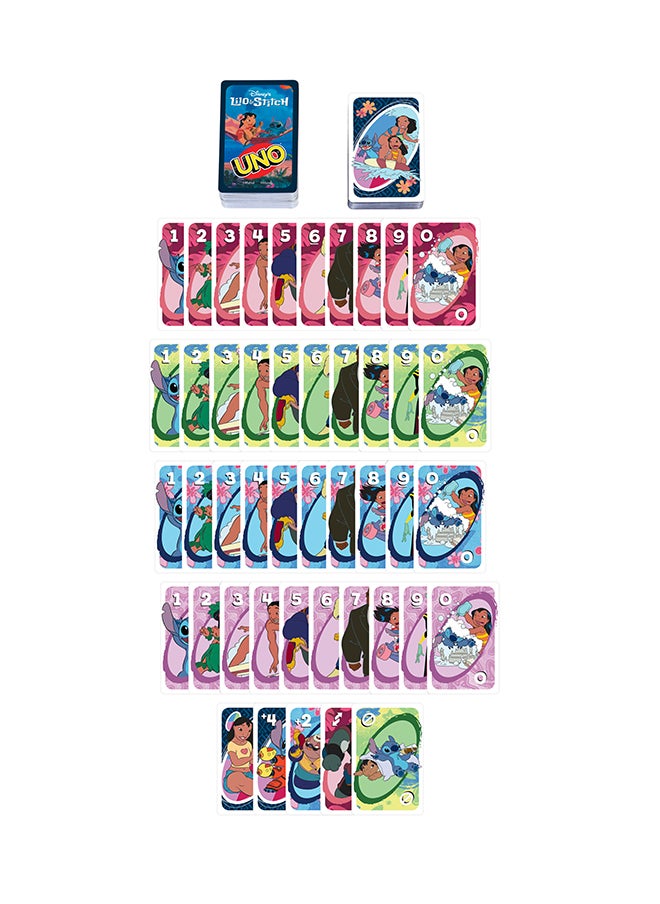 Mattel Games UNO Disney’s Lilo and Stitch Card Game for Kids, Adults & Family with Deck & Special Rule Inspired by the Movie  - Image 4