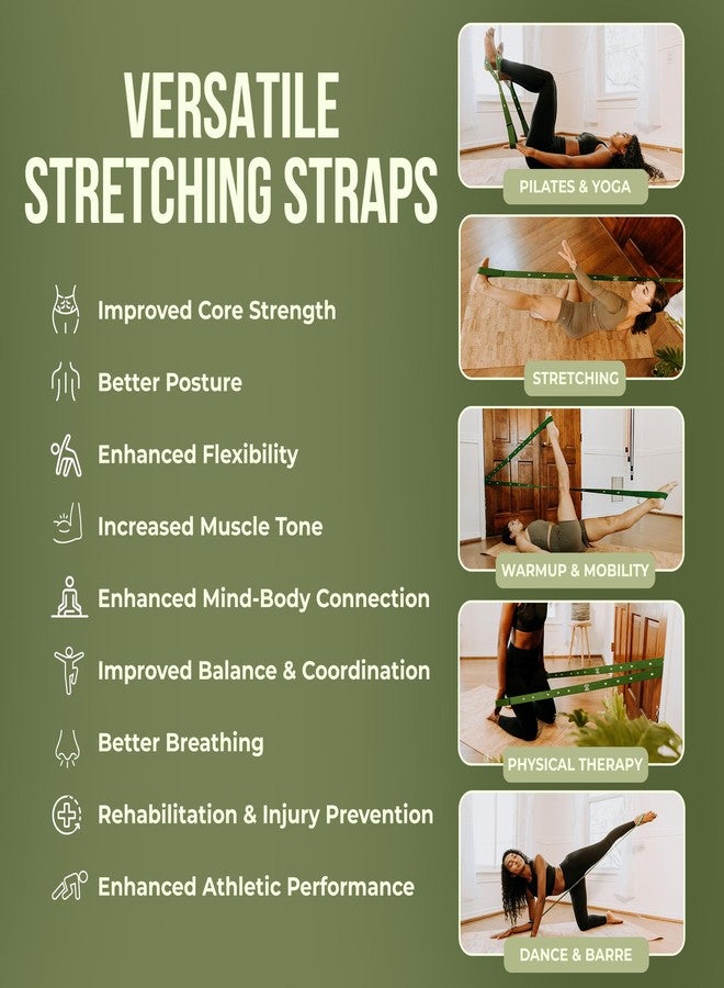 two8 bandz Two8 Bands Pilates in a Box -Workout Resistance Bands For Working Out Women & Men, Resistance Band With Loops, Stretch Band For Exercise, At Home Pilates Equipment for Home Workouts Kit, Workout Loops - Image 3