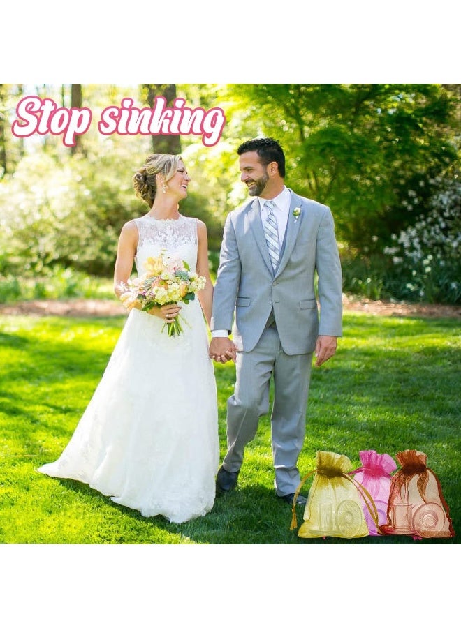 6 أزواج من واقي الكعب - 3 أحجام ، واضحة الكعب سدادات للمشي على العشب والأرضية غير المتساوية - Image 2