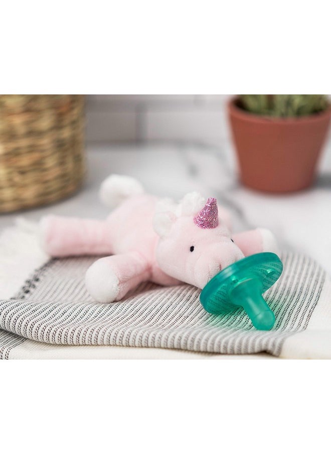 WubbaNub - WubbaNub Infant Pacifier - Star The Pink Unicorn - Image 1