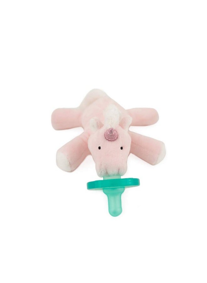 WubbaNub - WubbaNub Infant Pacifier - Star The Pink Unicorn - Image 1