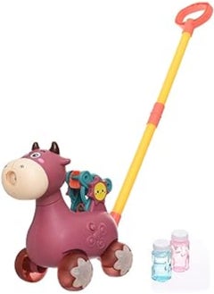 Generic Plastic Push Bubble Car With Multi Function And Sound Light System For Kids - Multi Color