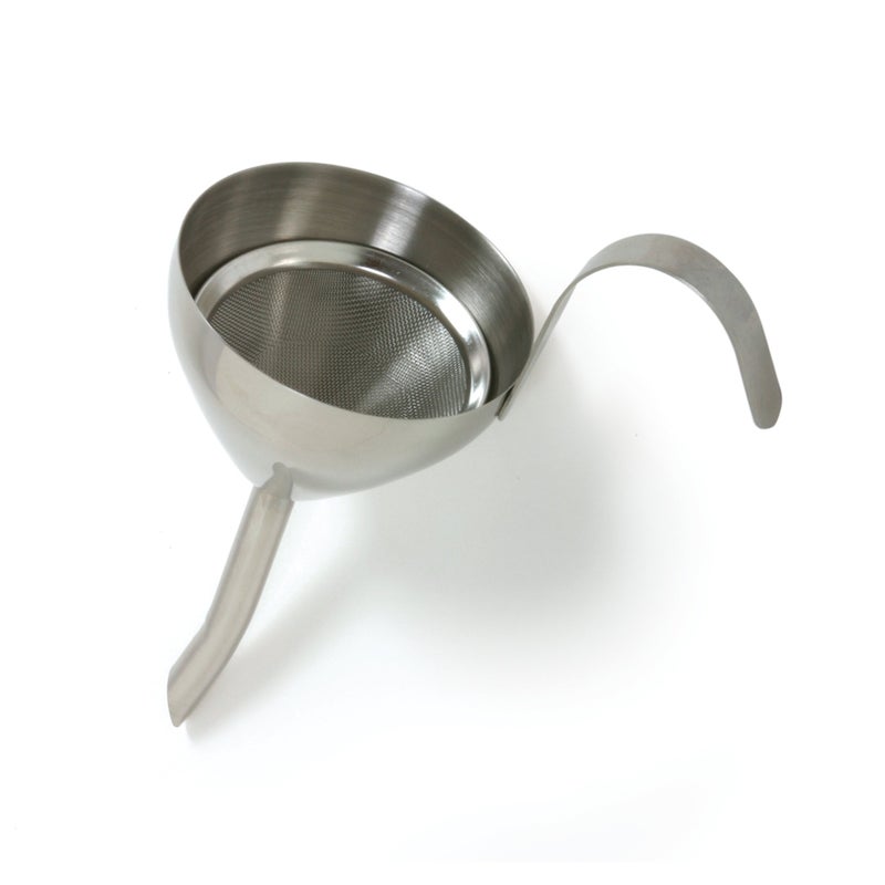 Norpro 242 Stainless Steel Funnel with Strainer, 3-Inch Mouth Diameter, As Shown - Image 1